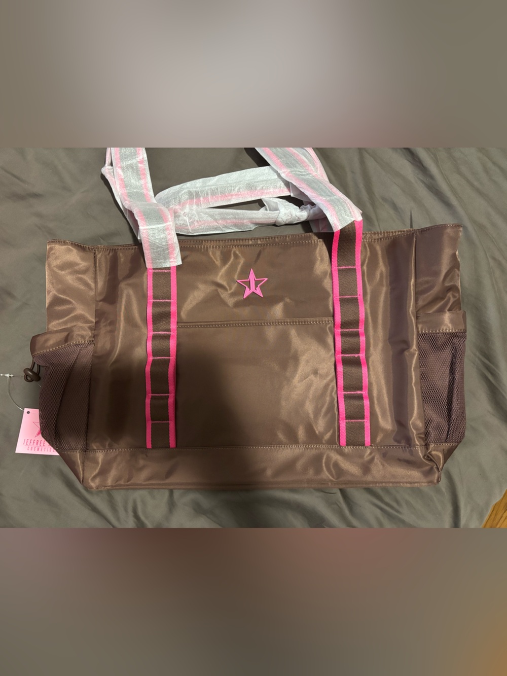 Jeffree Star Brown Tote bag